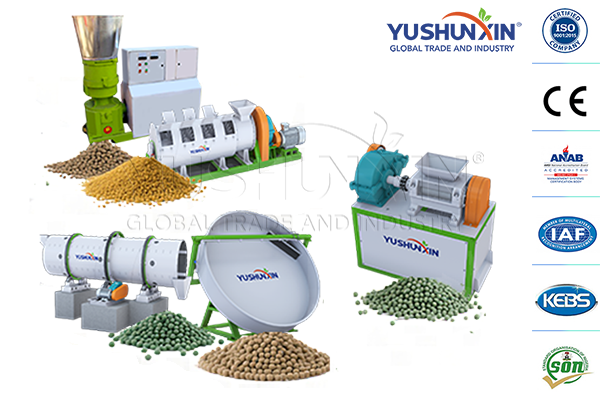 granuladores de fertilizantes solubles