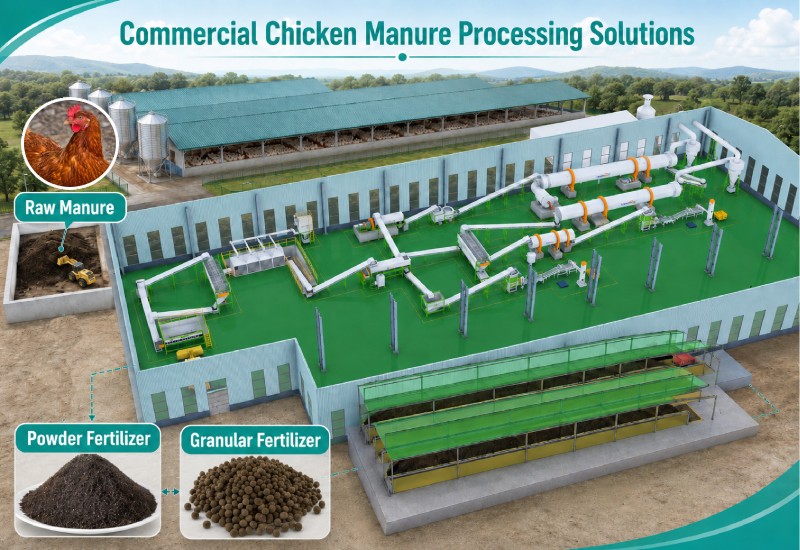 commercial chicken manure management plan